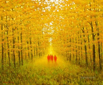 秋のミンロン ベトナム アジア Oil Paintings